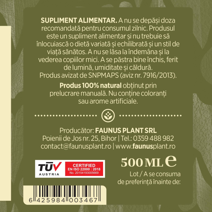 Tinctură Leurdă 500ml [8]