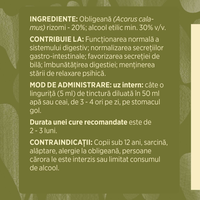 Tinctură Obligeană 200ml [7]