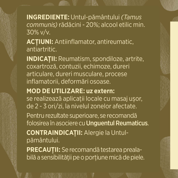 Tinctură Untul Pământului 200ml [7]