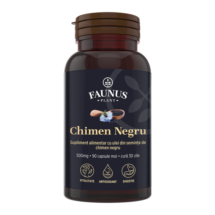 Ulei de Chimen Negru + 90 capsule [2]