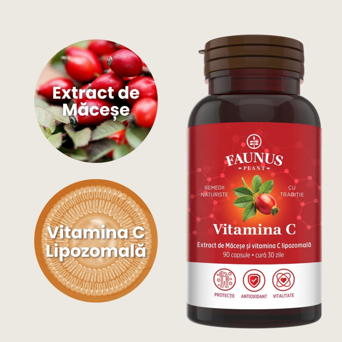 Vitamina C lipozomală - 90 capsule [5]