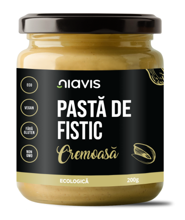 Creme bio din nuci si alune - Pasta de Fistic Cremoasa Ecologica/BIO 200g