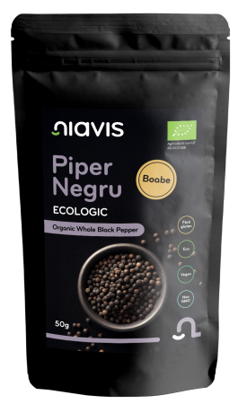 Condimente - Piper Negru Boabe Ecologic/Bio 50g