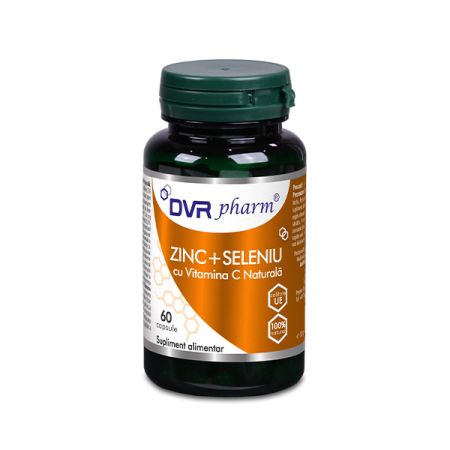 Minerale - Zinc + Seleniu cu Vitamina C 60cps
