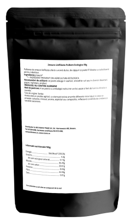 Zmeura Liofilizata Pulbere Ecologica/BIO 50g [1]