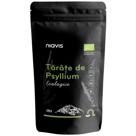 Fulgi, Muesli - Tarate de Psyllium Ecologice/Bio 125g