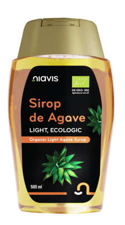 Zahar si Indulcitori - Sirop de Agave Light Ecologic/BIO 500ml/690g