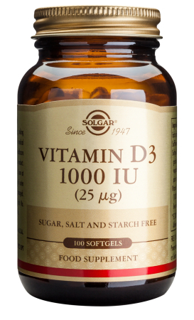 Suplimente - Vitamin D3 1000ui 100 softgels