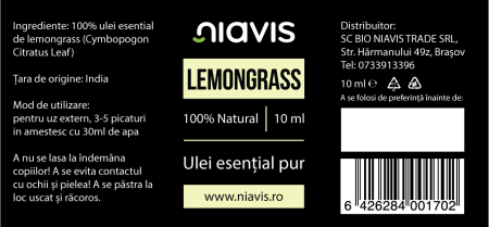 Ulei Esential de Lemongrass 10ml [1]