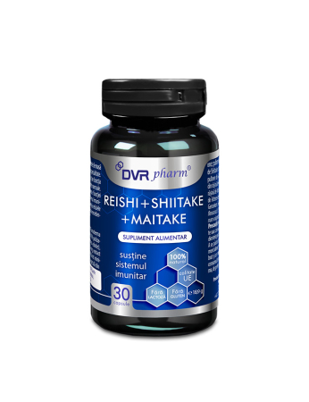 Extracte - Reishi + Shiitake + Maitake - 30 de capsule
