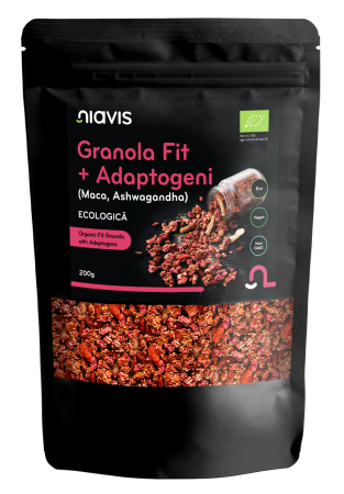 Fulgi, Muesli - Granola FIT + Adaptogeni Ecologica/BIO 200g