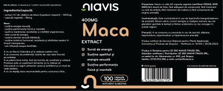 Maca Extract 400mg 100 cps [1]