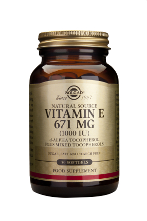 Suplimente - Vitamin E 1000ui 50cps
