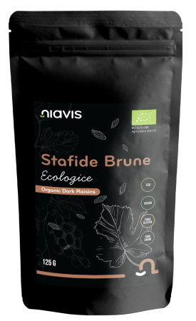 Fructe uscate - Stafide Brune Ecologice/BIO 125g