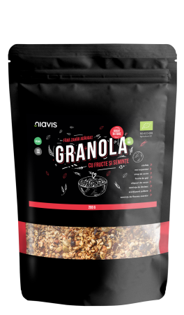 Fulgi, Muesli - Granola cu Fructe si Seminte Ecologica/BIO 200g