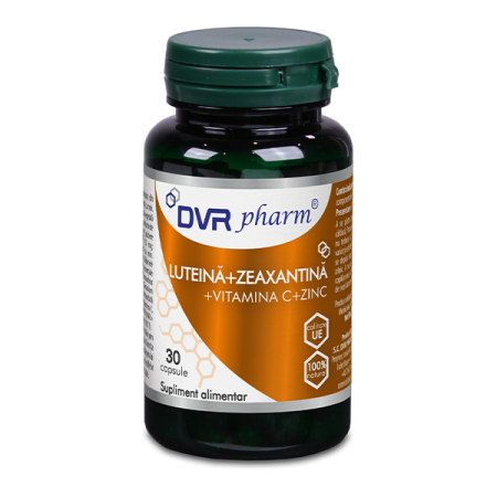 Minerale - LUTEINĂ+ZEAXANTINĂ+VITAMINA C+ZINC 30 CAPSULE
