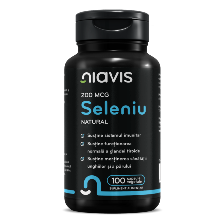 Suplimente - Seleniu Natural 200mcg 100 cps