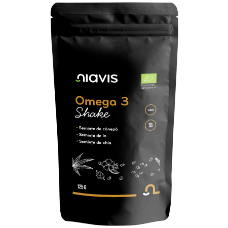 Seminte, Nuci - Omega 3 - Mix Seminte Ecologice/BIO 125g