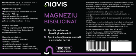 Magneziu Bisglicinat 100 cps [1]