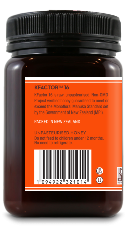Miere de Manuka KFactor 16 RAW 500g [1]