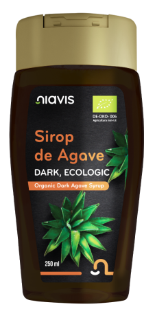 Zahar si Indulcitori - Sirop de Agave Dark Ecologic/BIO 250ml/345g