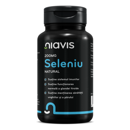 Suplimente - Seleniu Natural 200mcg 60 cps