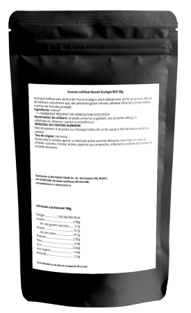 Ananas Liofilizat Bucati Ecologic/BIO 50g [1]