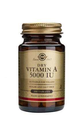 Suplimente - Vitamin A 5000IU 100 tablete