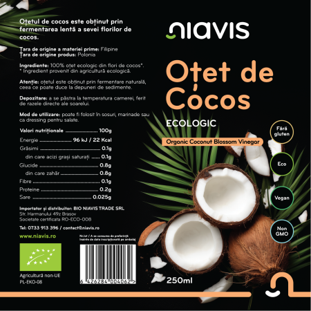 Otet de Cocos Ecologic 250ml [1]