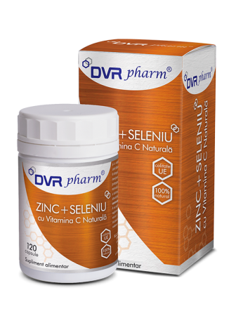 Minerale - Zinc + Seleniu cu Vitamina C 120 cps