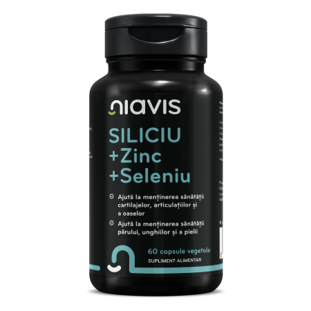 Suplimente - Siliciu + Zinc + Seleniu 60cps