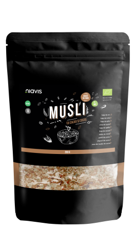 Fulgi, Muesli - Musli cu Cacao si Cocos Ecologic/BIO 200g
