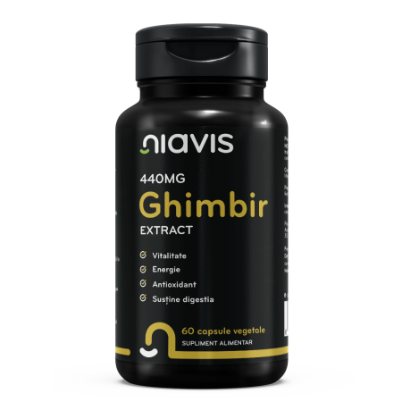 Suplimente - Ghimbir Extract 440mg 60cps