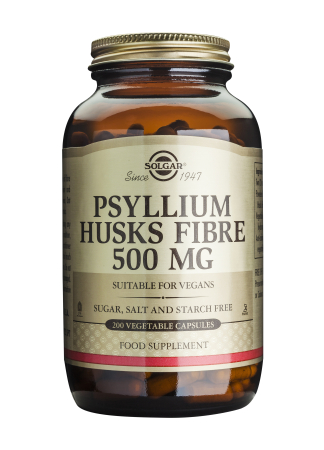 Suplimente - Psyllium Husks Fibre 500mg, 200veg caps