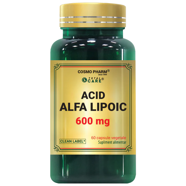 Extracte - ACID ALFA LIPOIC (ALA) 600 mg 60 capsule