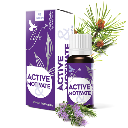 Uleiuri Esentiale - ACTIVE &amp; MOTIVATE - combinație de uleiuri esențiale - 10 ml