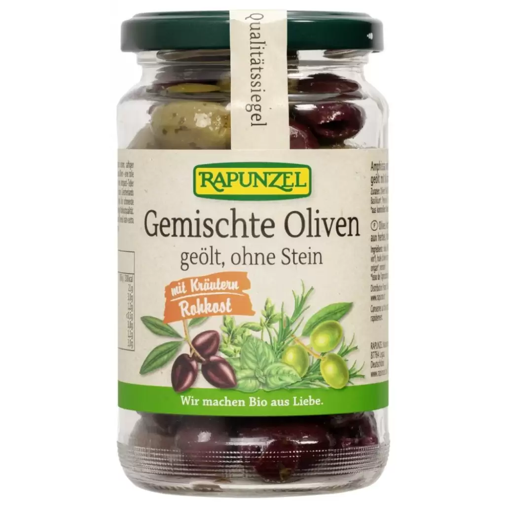 Leguminoase - Amestec de masline uleiate cu ierburi fara samburi, eco 170g