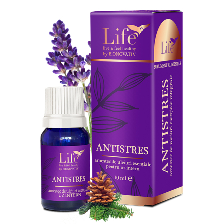 Uleiuri Esentiale - ANTISTRES - combinație de uleiuri esențiale - 10 ml
