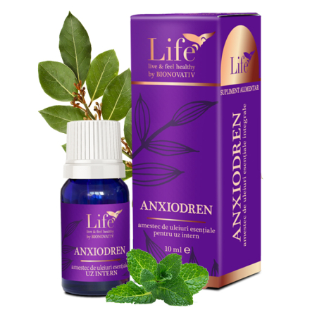Uleiuri Esentiale - ANXIODREN - combinație de uleiuri esențiale - 10 ml