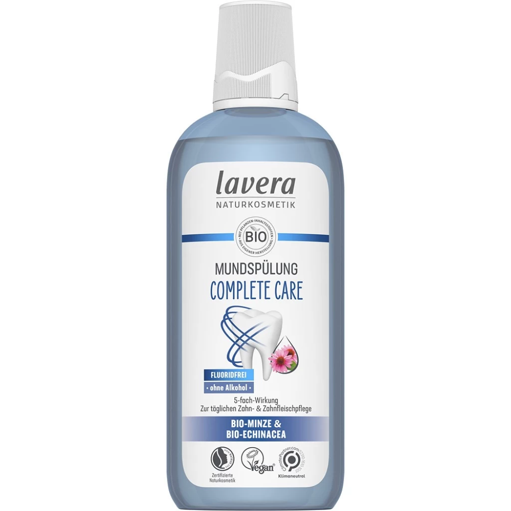 Pasta de dinti - Apa de gura fara fluor cu menta bio si echinacea bio 400ml