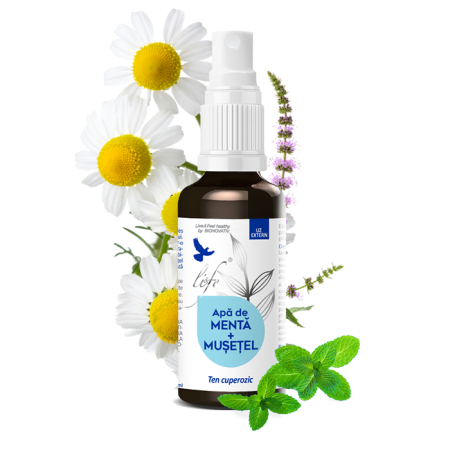 Preparare cosmetice - Apă de mentă și mușețel - 100 ml
