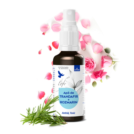 Preparare cosmetice - Apă de rozmarin și trandafir - 100 ml