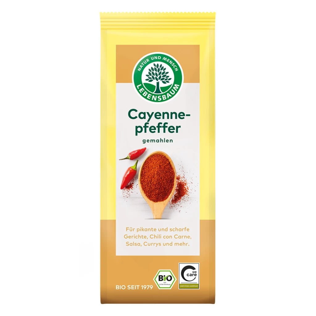 Condimente - Ardei iute Cayenne macinat, eco 50g