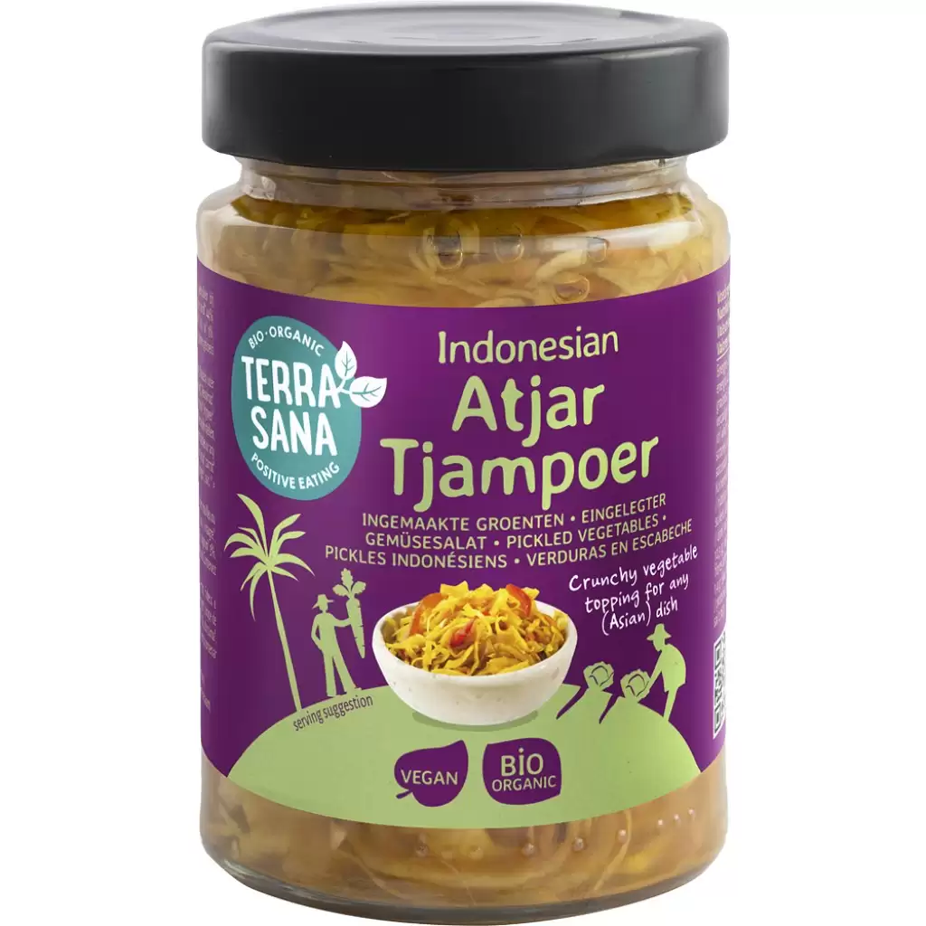 Mancare asiatica - Atjar Tjampoer Indonezian salata traditionala murata, eco 300g