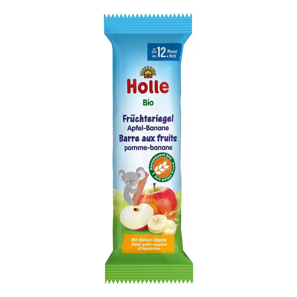Biscuiti - Baton cu mar si banana pentru copii 12 luni, eco 25g