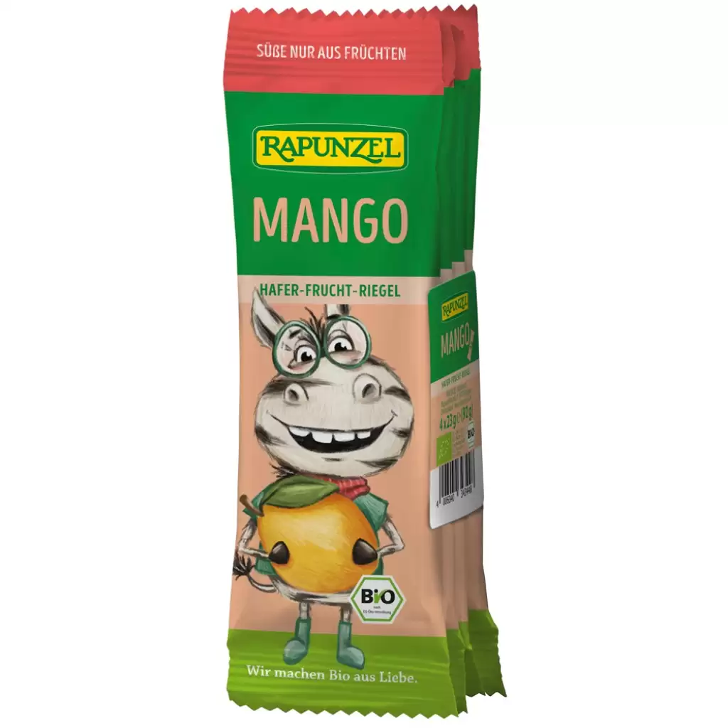 Biscuiti - Baton cu ovaz si mango pentru copii  3 ani 4x23g, eco 92g