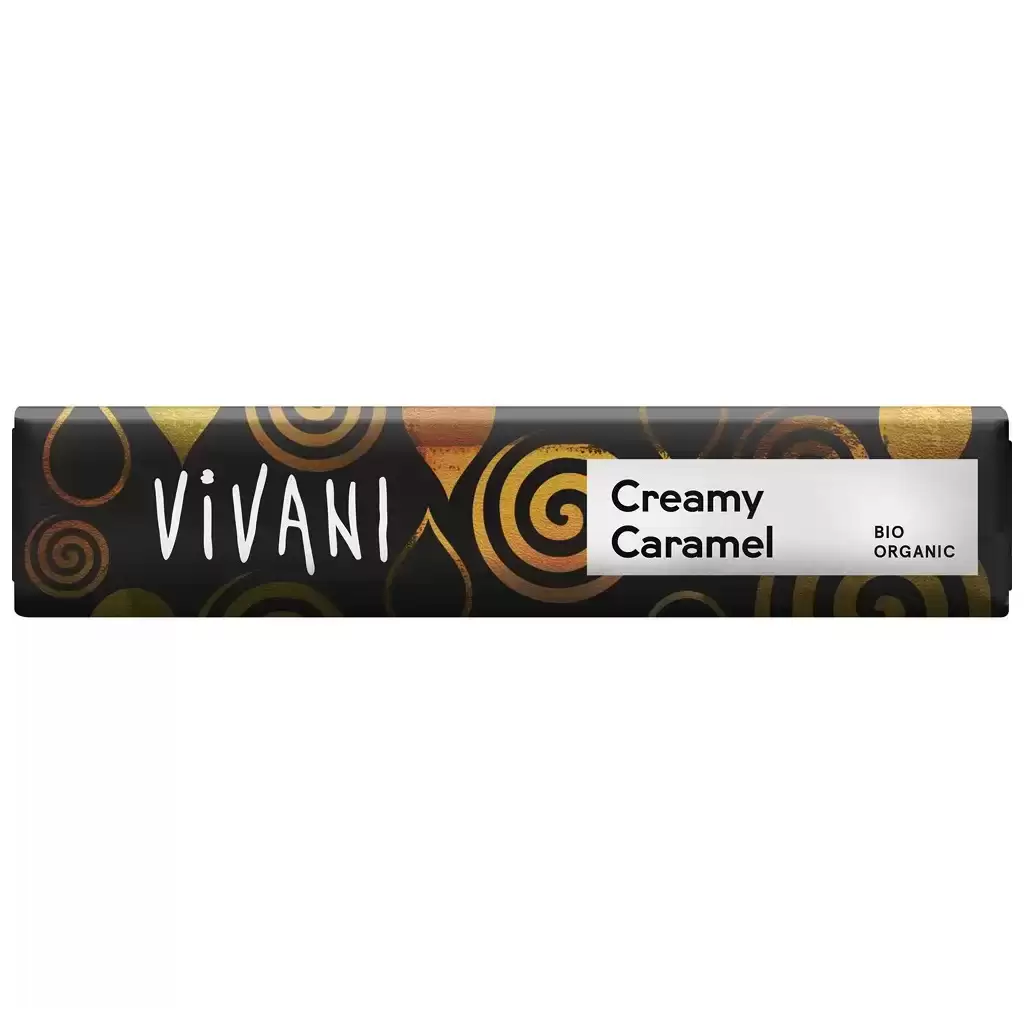 Dulciuri - Baton de ciocolata cu caramel cremos, eco 40g