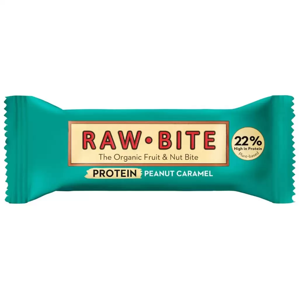 Batoane proteice - Baton proteic 22% cu arahide si caramel fara gluten fara zahar adaugat, eco 45g