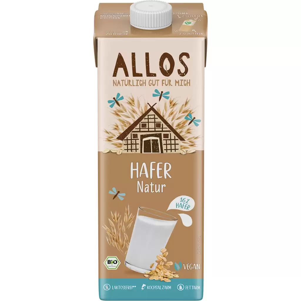 Lapte si bauturi vegetale - Bautura de ovaz fara lactoza, eco 1L