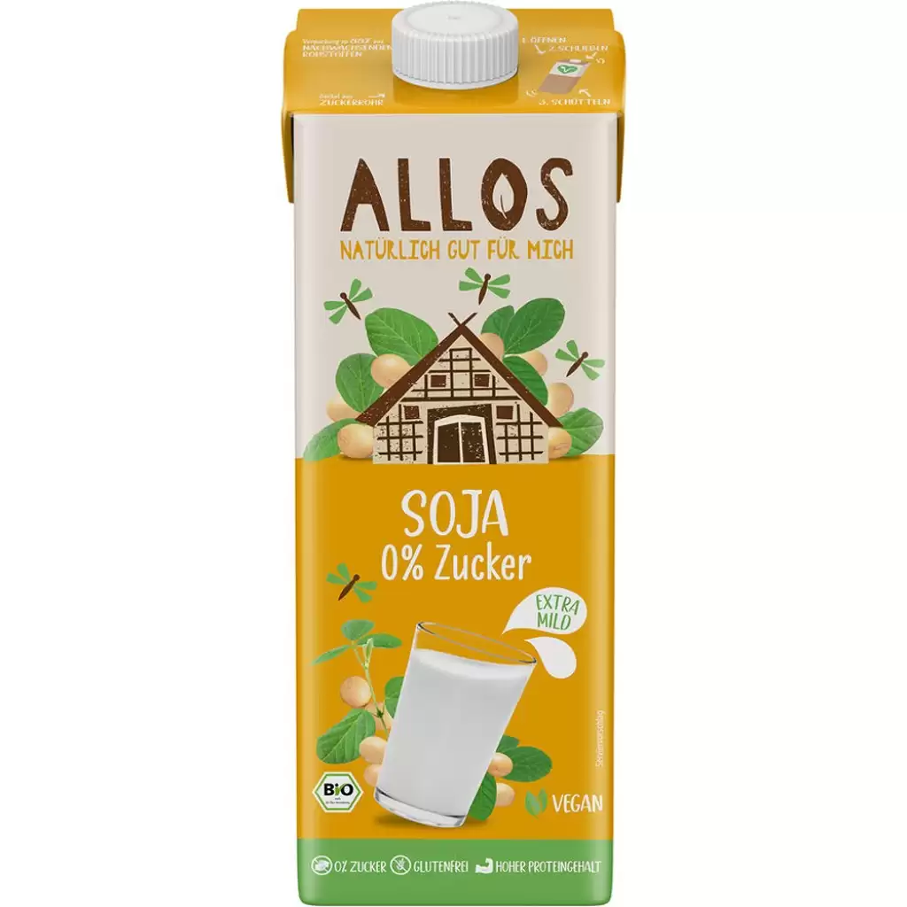 Lapte si bauturi vegetale - Bautura de soia fara gluten, eco 1L